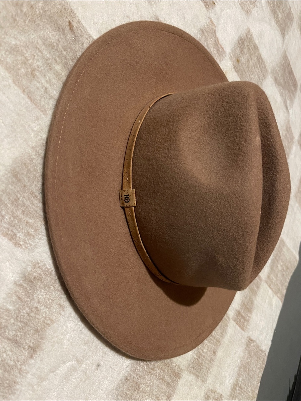 tentree Brown Wide-Brim Fedora Hat